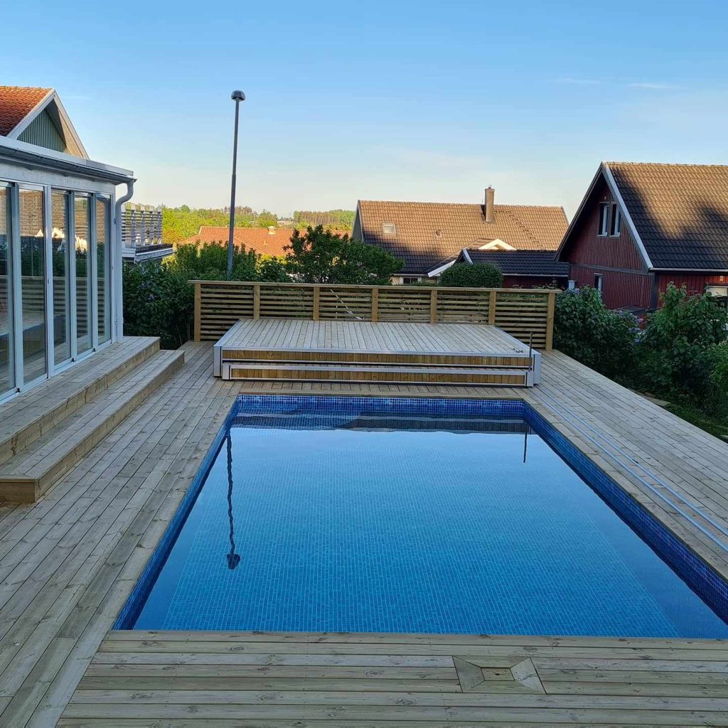 Bygga pool i Östergötland